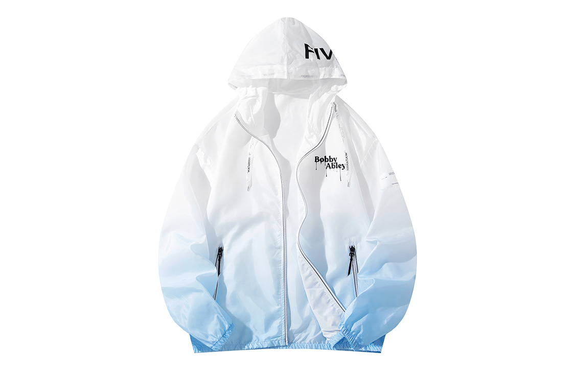 

BOBBY ABLEY Куртка Unisex, Blue White Gradient (Drawstring Sun Protection)