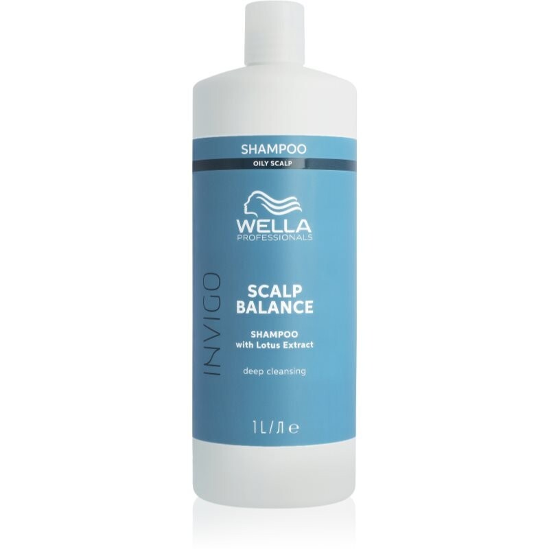 

Wella Professionals Invigo Scalp Balance шампунь глубокого очищения для жирной кожи головы 1000 мл