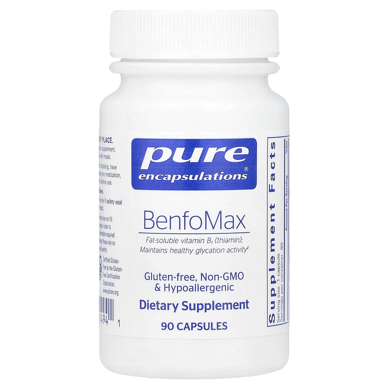 

Pure Encapsulations, BenfoMax, 200 мг, 90 капсул