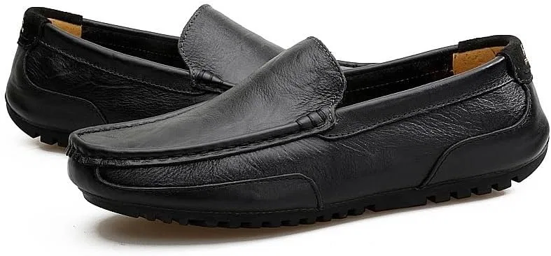Мокасины кожаные Vintage Loafers, Black UOPYNE — фото 2