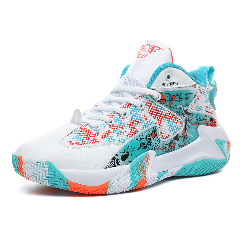 

Баскетбольные кроссовки Basketball Shoes Unisex Mid-Top Musnodo, черный