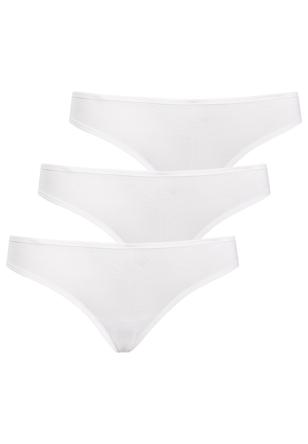 

Стринги Teyli 3 шт: Klassischer Bamboo Tanga Brazistri, белый