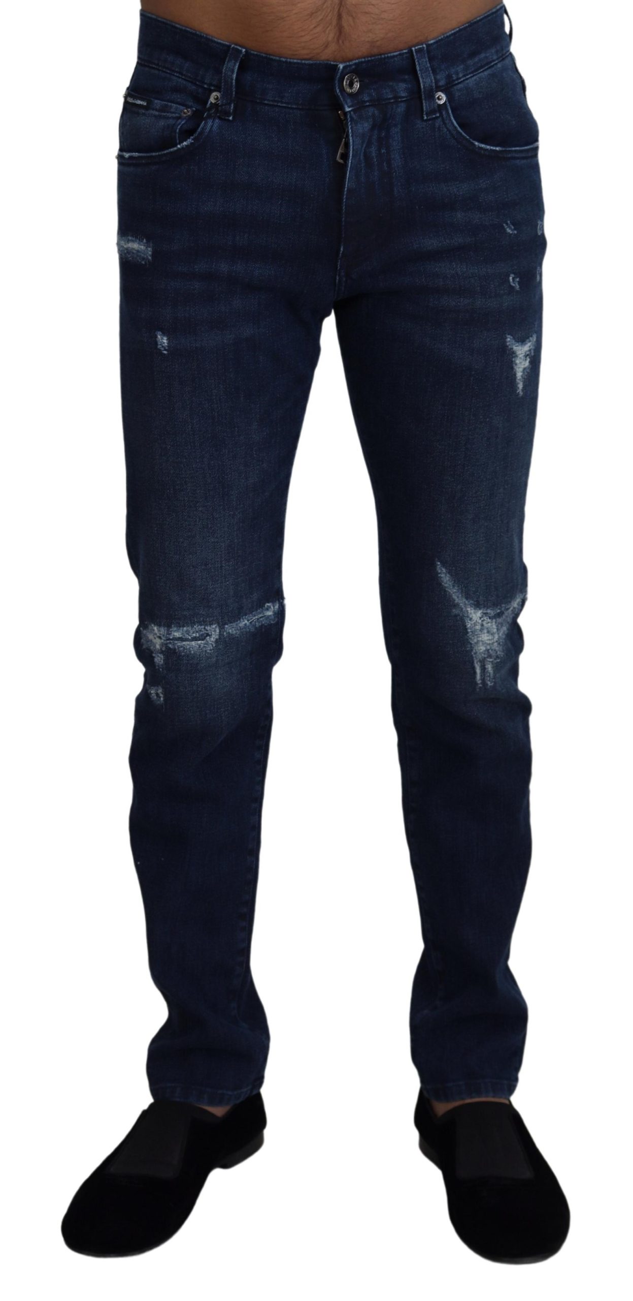 

Потрясающие джинсы Mainline Denim Dolce & Gabbana, синий