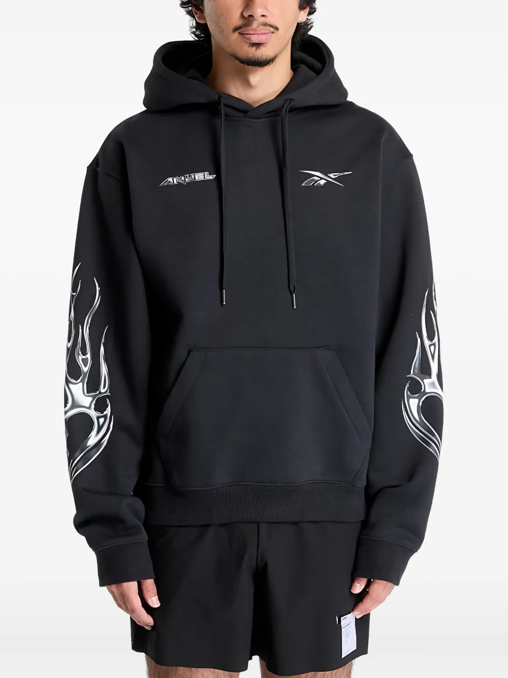 

Худи с логотипом REEBOK, черный