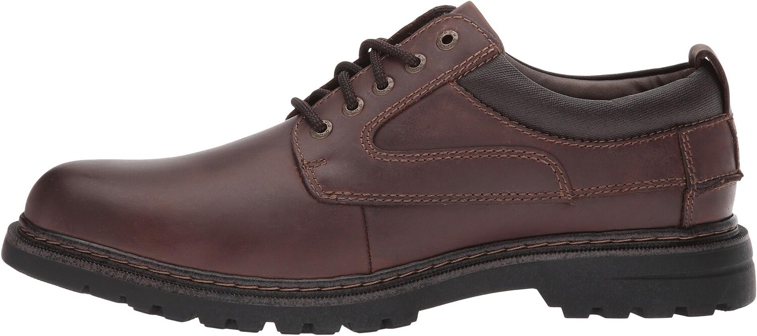 Оксфорды Warden Plain Toe Oxford Dockers, цвет Red/Brown Soft Oiled Crazyhorse — фото 4