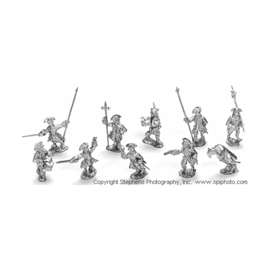 

Французское линейное командование, French & Indian Wars (25mm)