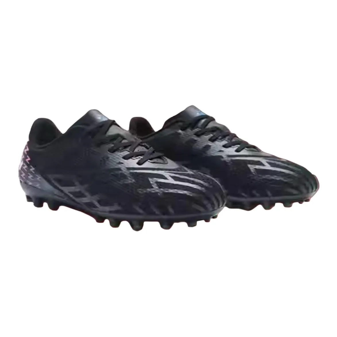 KELME Детские футбольные бутсы низкие противоскользящие износостойкие black red — фото 4