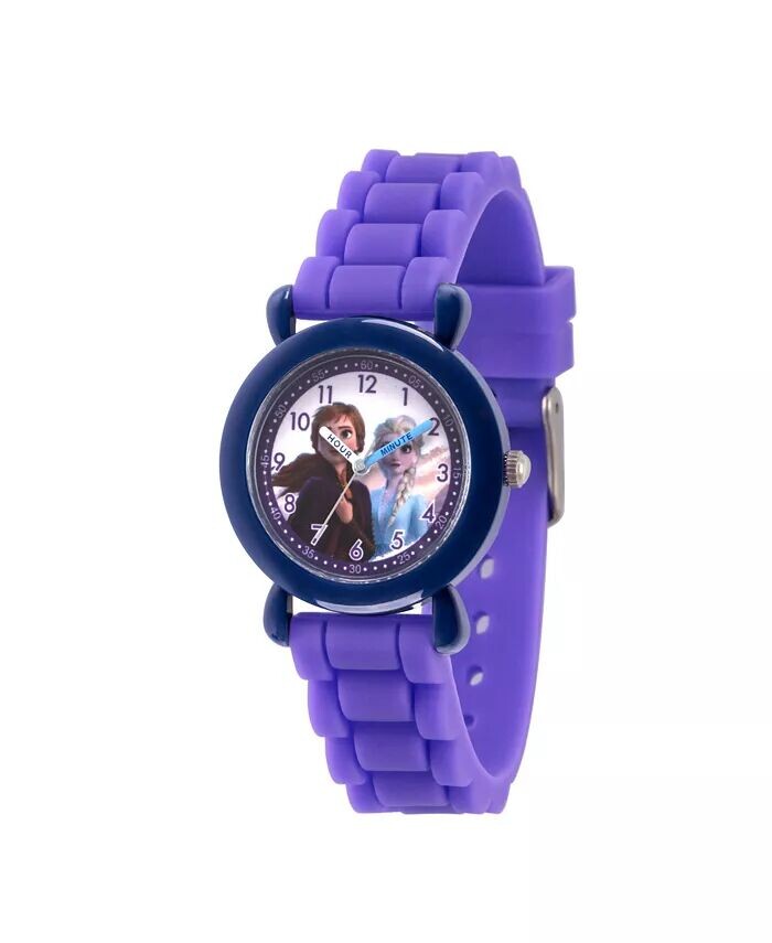 

Синие пластиковые часы для девочек Disney Frozen 2 Elsa, Anna, 32 мм ewatchfactory, фиолетовый