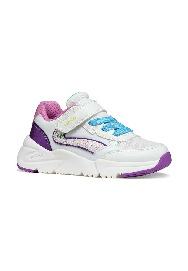 Детские туфли лофтус Geox, Bianco Dark Purple — фото 2