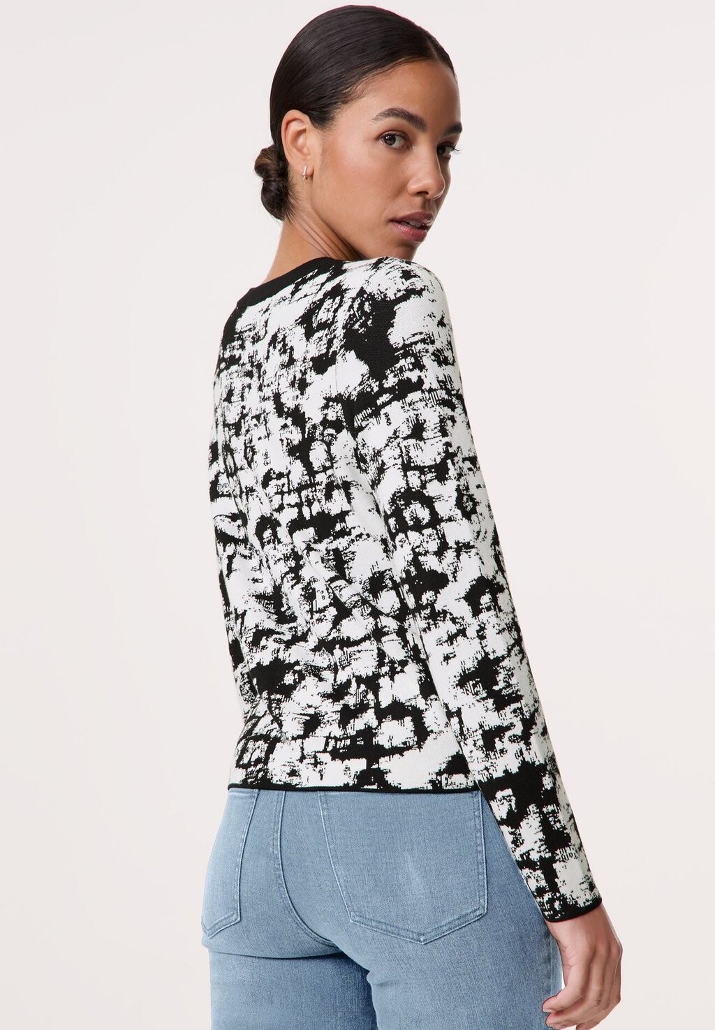 

Джемпер RUNDHALS MIT JACQUARD Taifun, белый