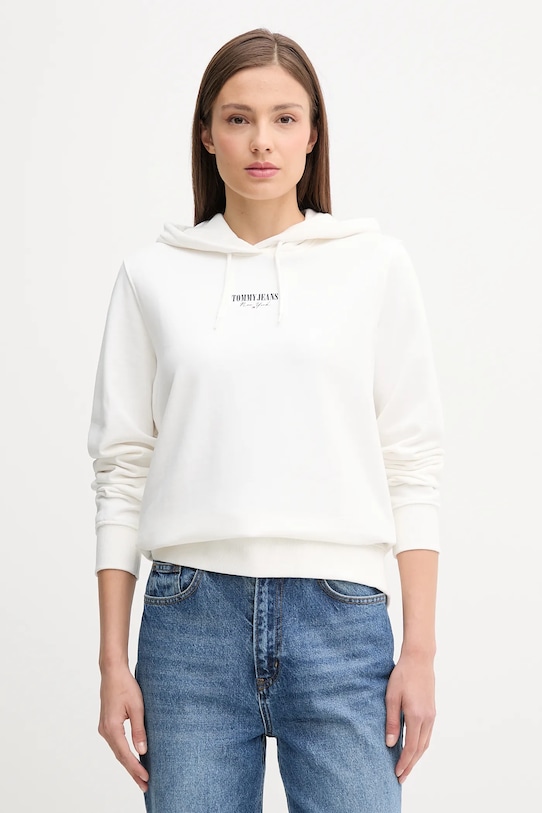 

Хлопковая толстовка Tommy Jeans, белый