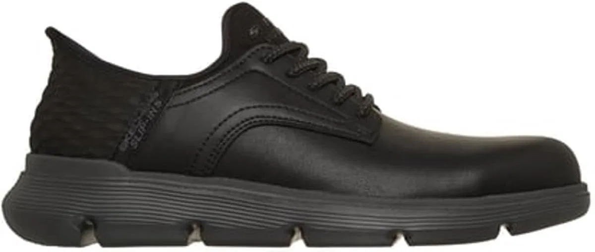 Мужские слипоны Skechers Hands-Free Garza Carlyn, черный/черный — фото 4