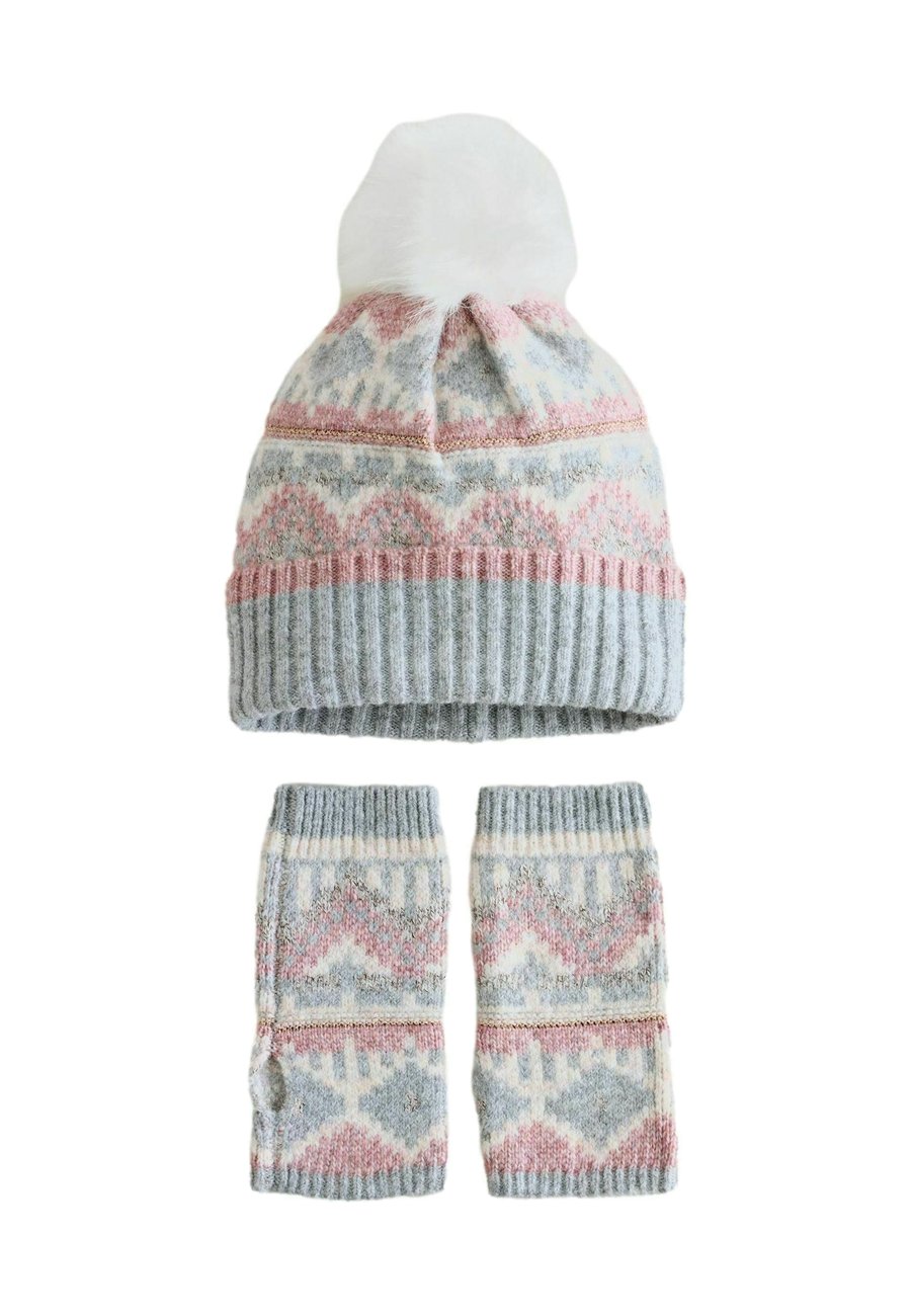 

Шапка Next PATTERN POM SET , Pretty Fairisle/Pink