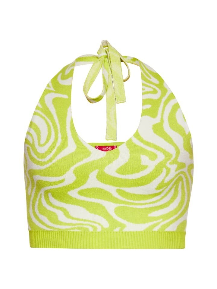 

Топ Swirly Cropp, цвет wollweiss limette