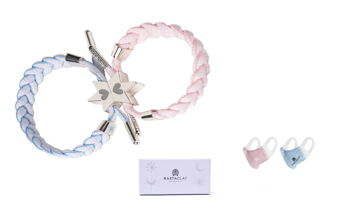 

Rastaclat Браслет из полиэстера унисекс в сине-розовой цветовой гамме