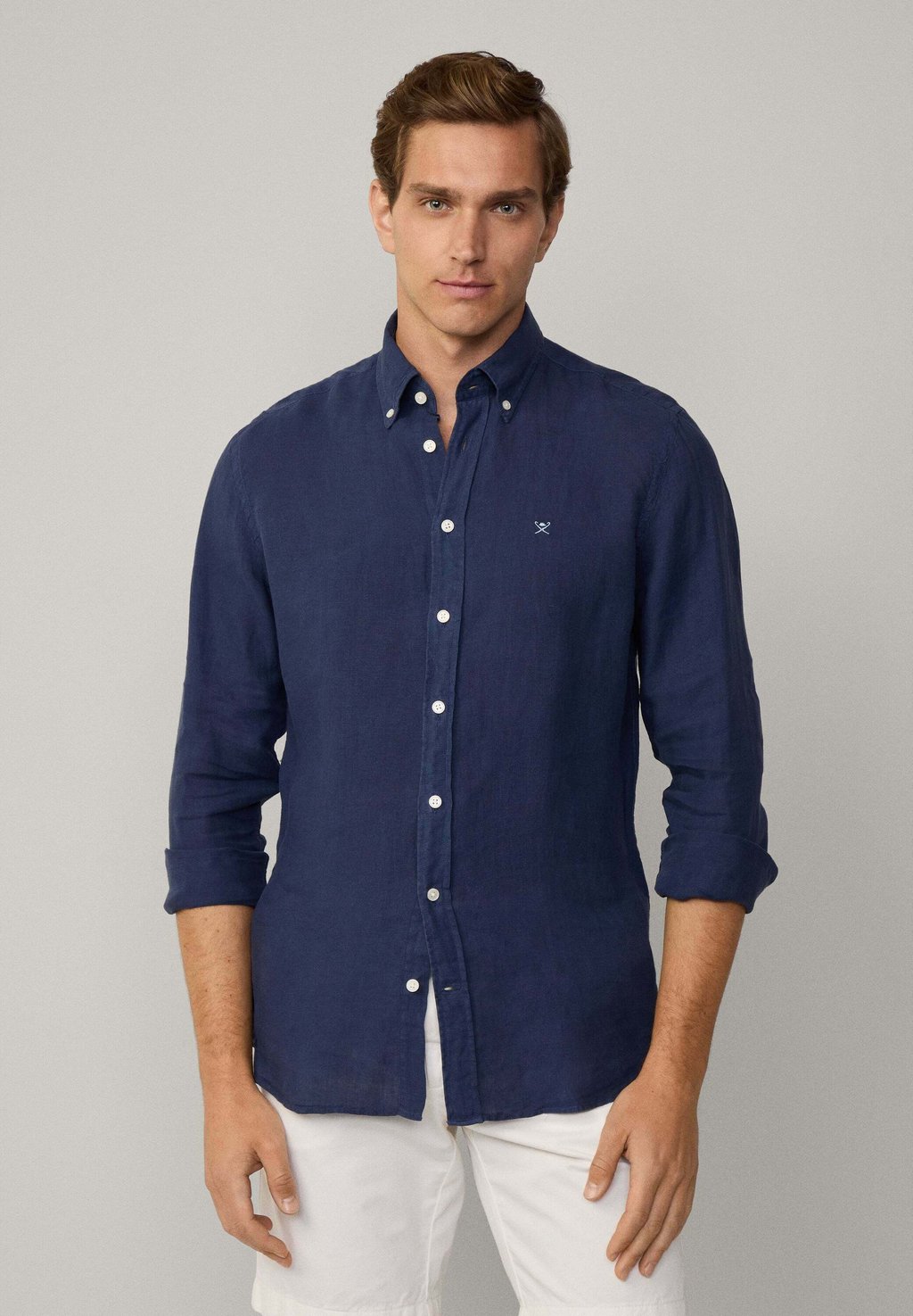 

Рубашка Hackett London, темно-синий