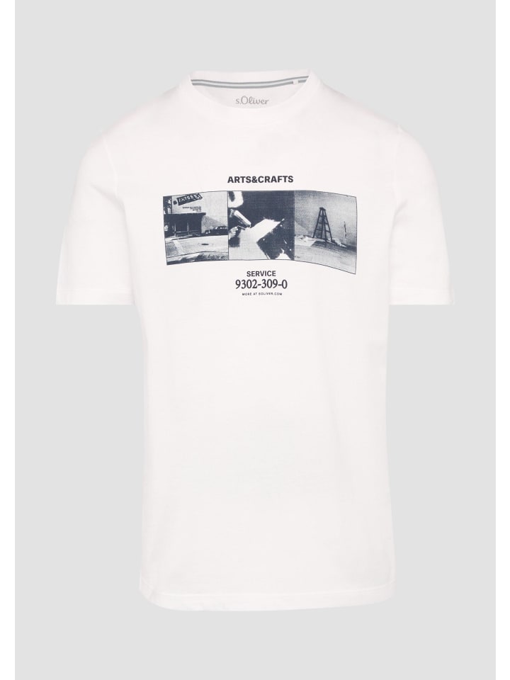 

Футболка в цвете 01D1_white s.Oliver, Белый, Футболка в цвете 01D1_white s.Oliver