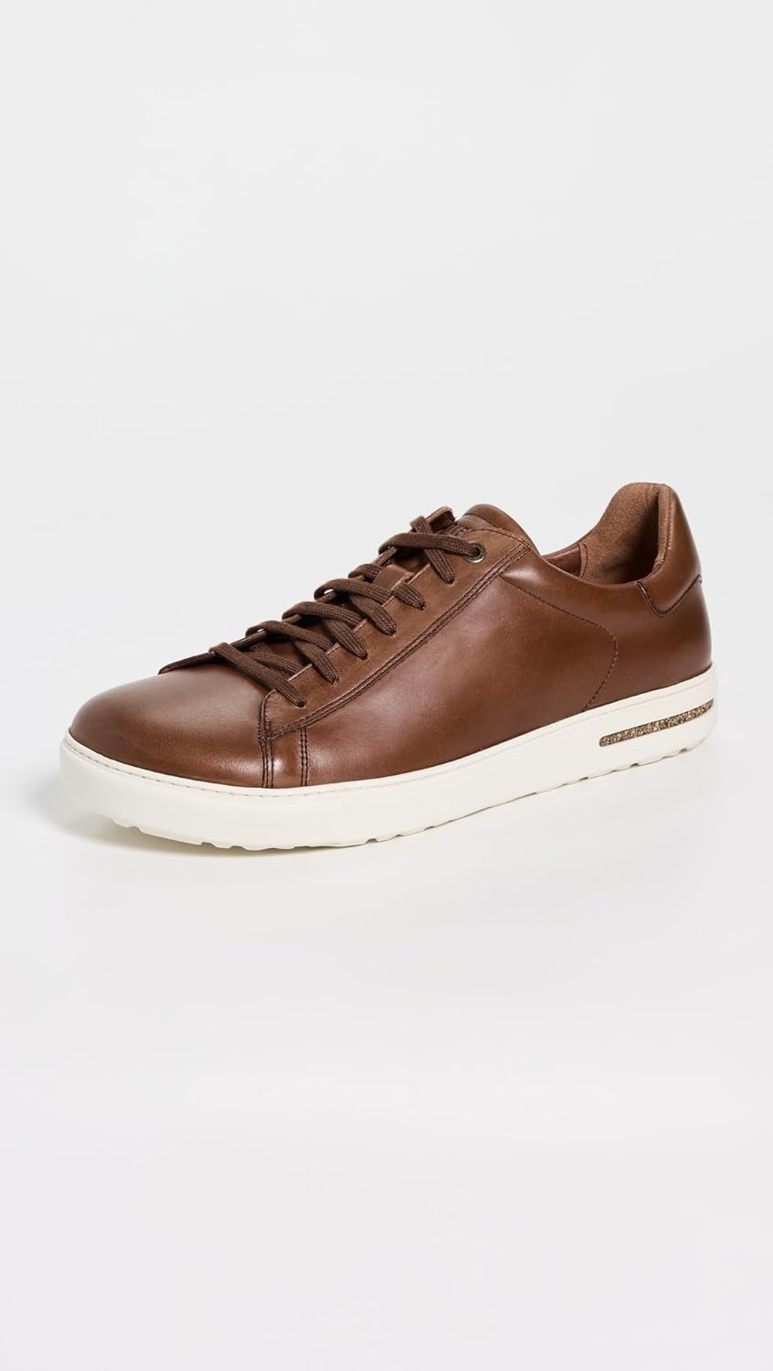 Унисекс кроссовки Birkenstock Bend Low из натуральной кожи, Cognac — фото 2