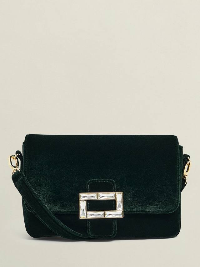 

Клатч Alexandria из бархата Hobbs, Ponderosa Green