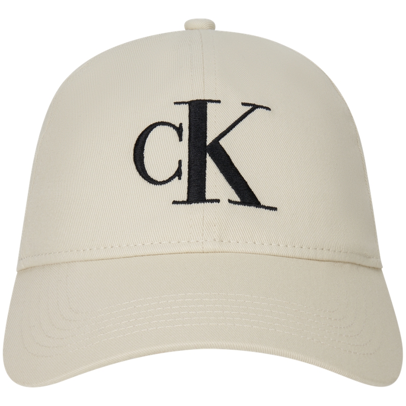

Calvin Klein Хлопковая бейсболка унисекс коровья слоновая кость, YAE-Cow Ivory