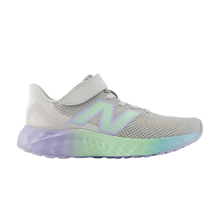 New Balance Fresh Foam Arishi v4 Bungee Lace Little Kid 'Grey Matter'