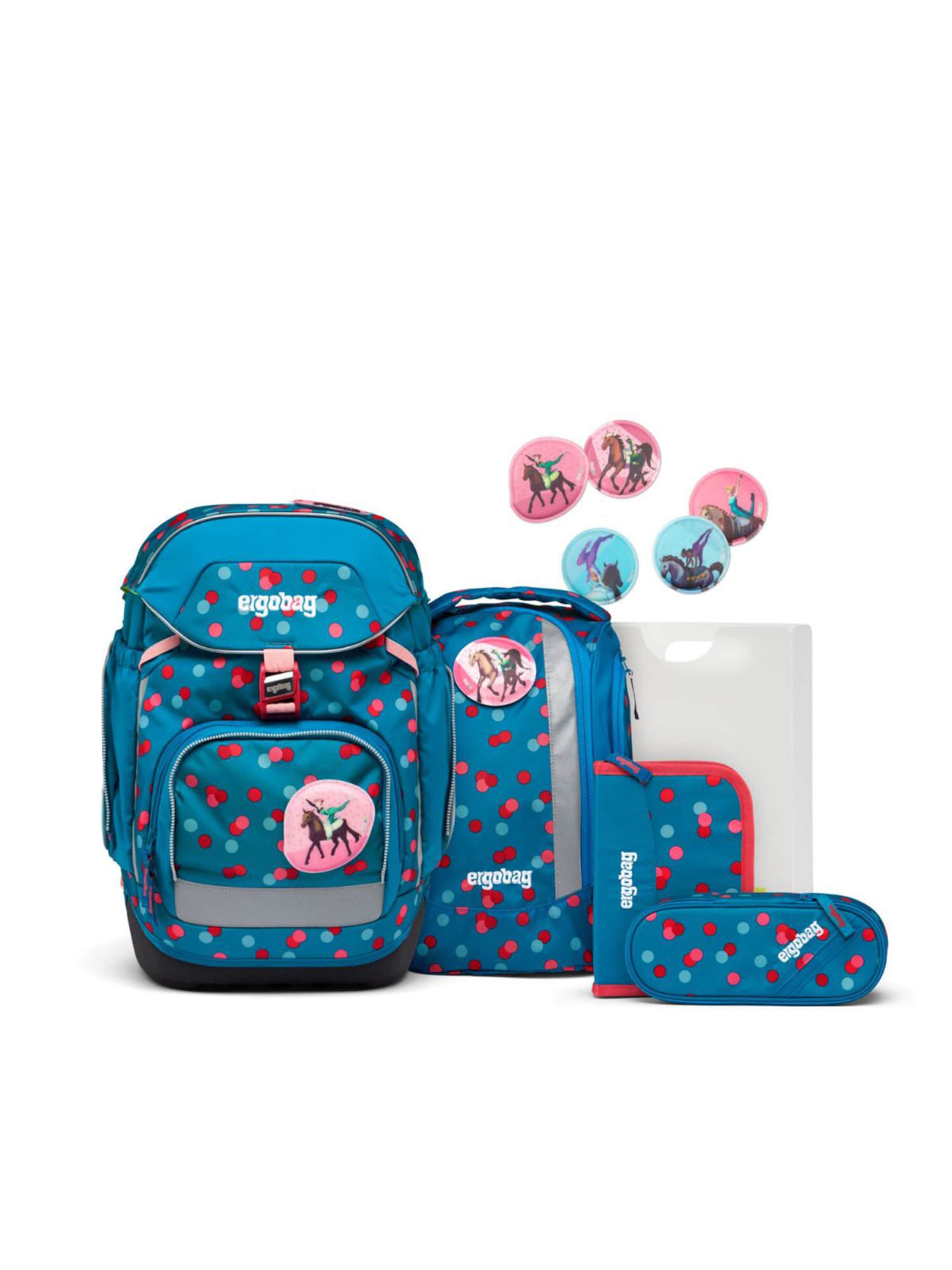 

Ergobag Рюкзак 'Set 6tlg' в цвете Sky Blue