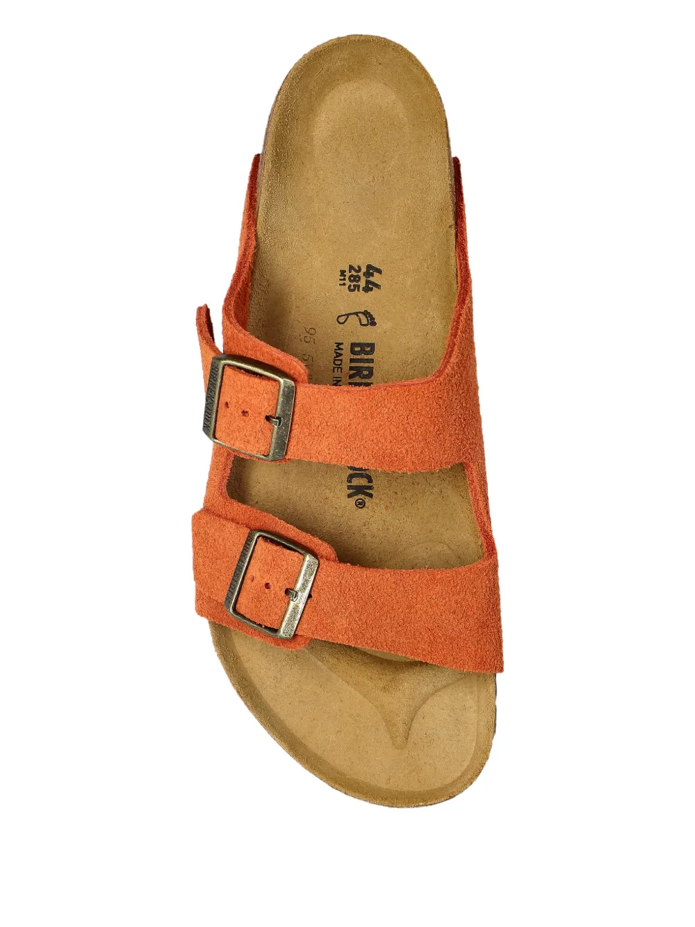 Сандалии Arizona с пряжками Birkenstock, оранжевый — фото 3