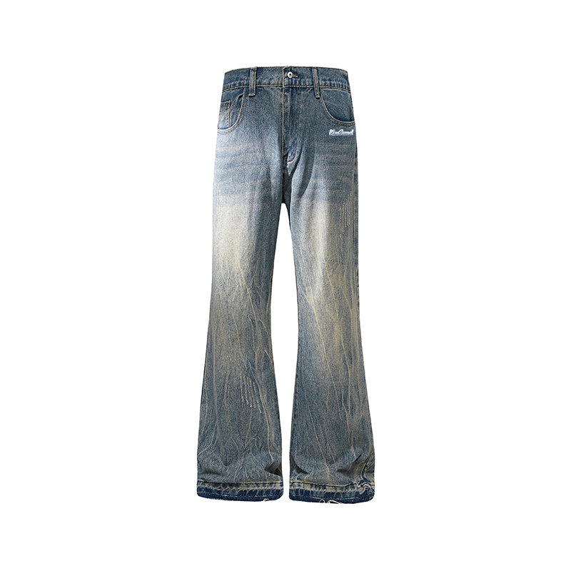 

VanCamel Джинсы мужские синие умеренно расклешенные