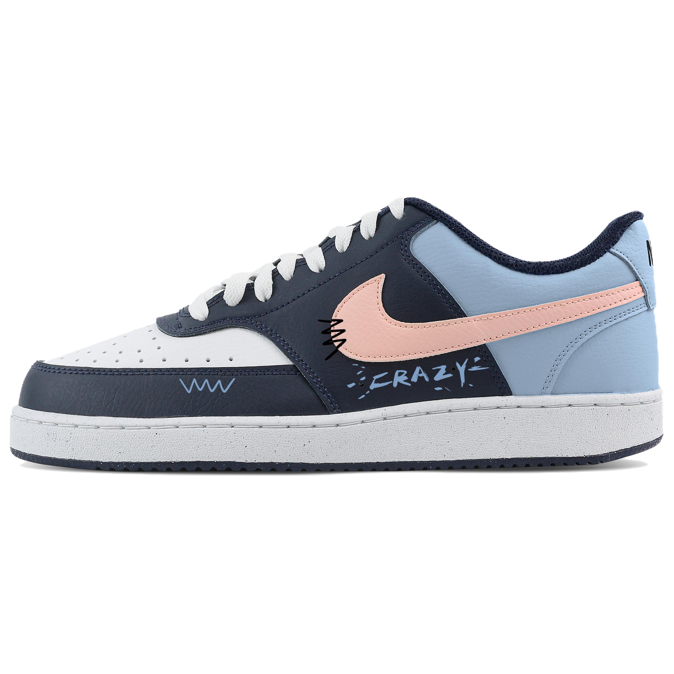 

Nike Кроссовки Court Vision Low Stormy Light Blue низкие мужские синие