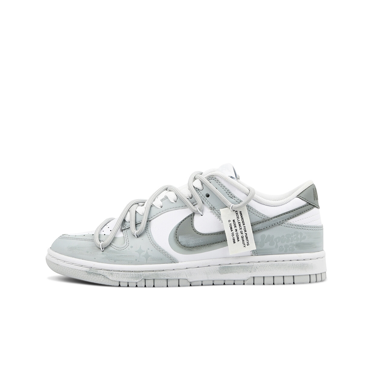 

Мужские кроссовки для скейтбординга Nike Dunk Low, серый