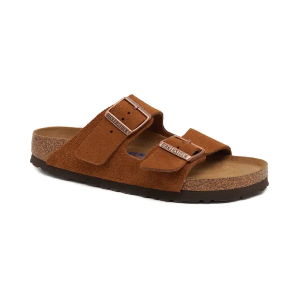 Тапочки Arizona sfb vl из кожи норки Birkenstock, оранжевый