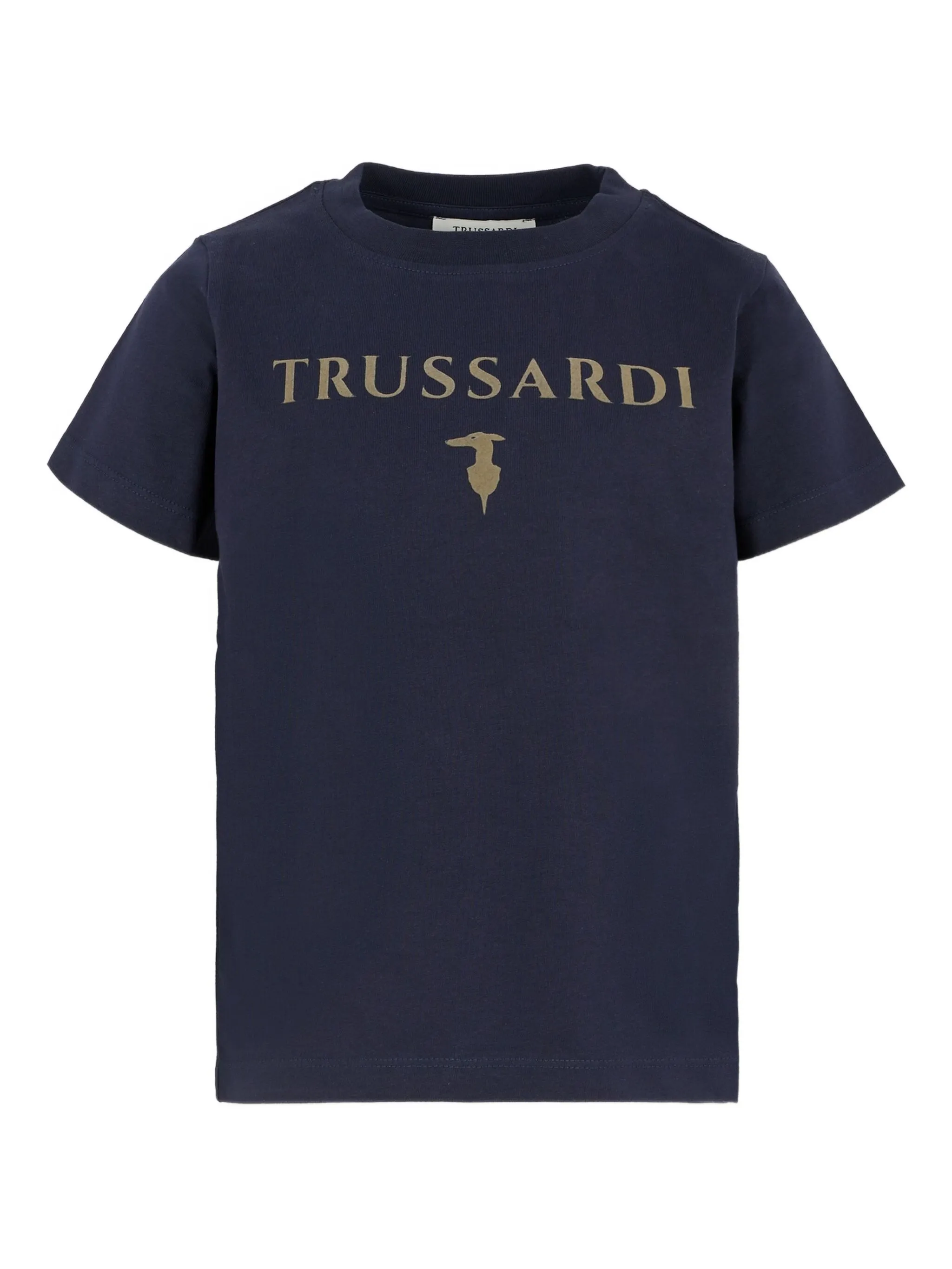 

Футболка с логотипом Trussardi Junior, синий