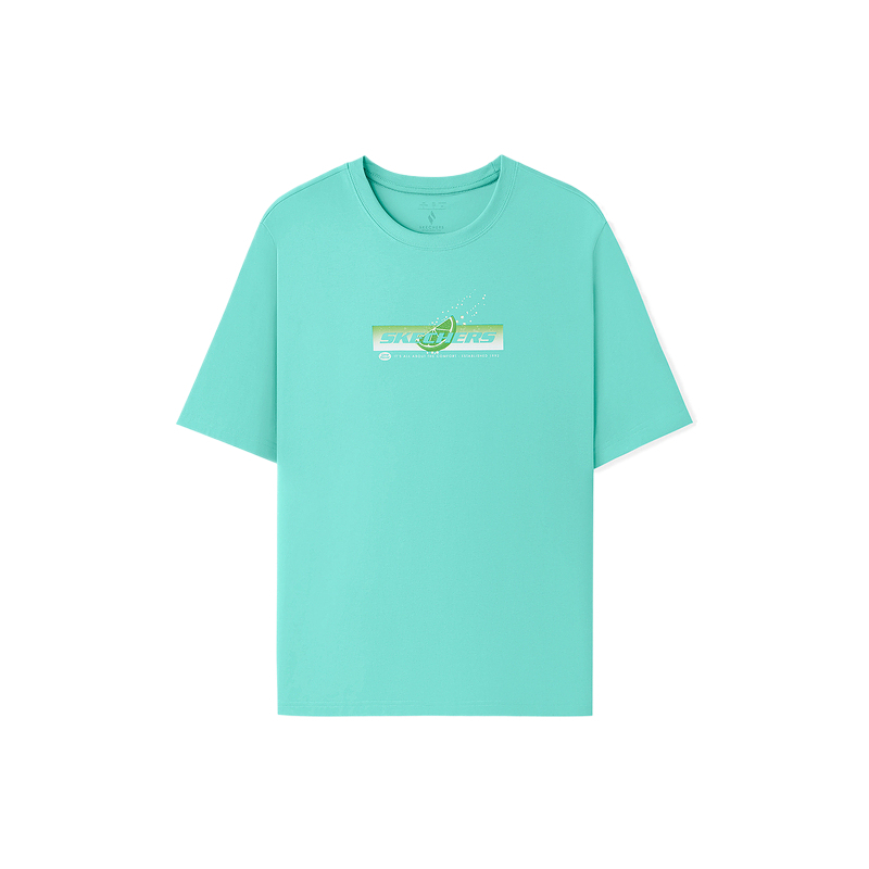 

Skechers Футболка Unisex Pink Green 000U, Зеленый, Skechers Футболка Unisex Pink Green 000U