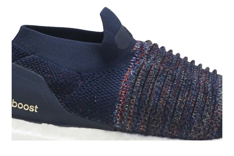 Кроссовки Adidas UltraBoost Laceless 'Collegiate Navy', синий — фото 2
