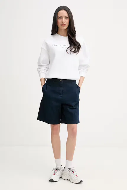 Шорты чинос из хлопка Tommy Hilfiger, синий — фото 2