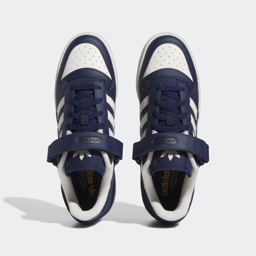 Мужские кроссовки Adidas Forum Low, белый/желтый — фото 4
