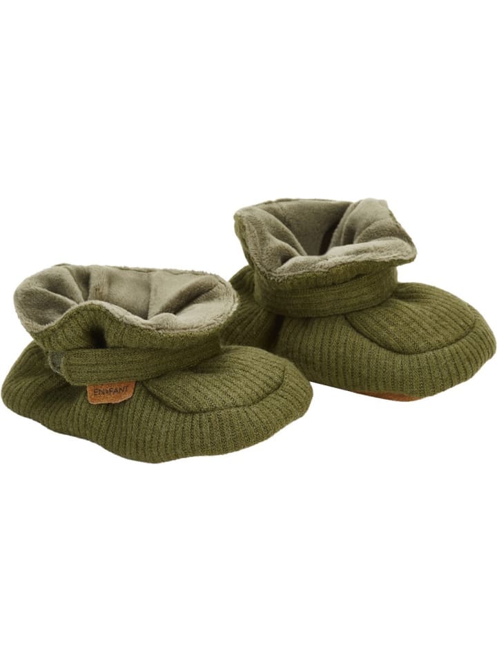 

Детские тапочки бежевого цвета En Fant