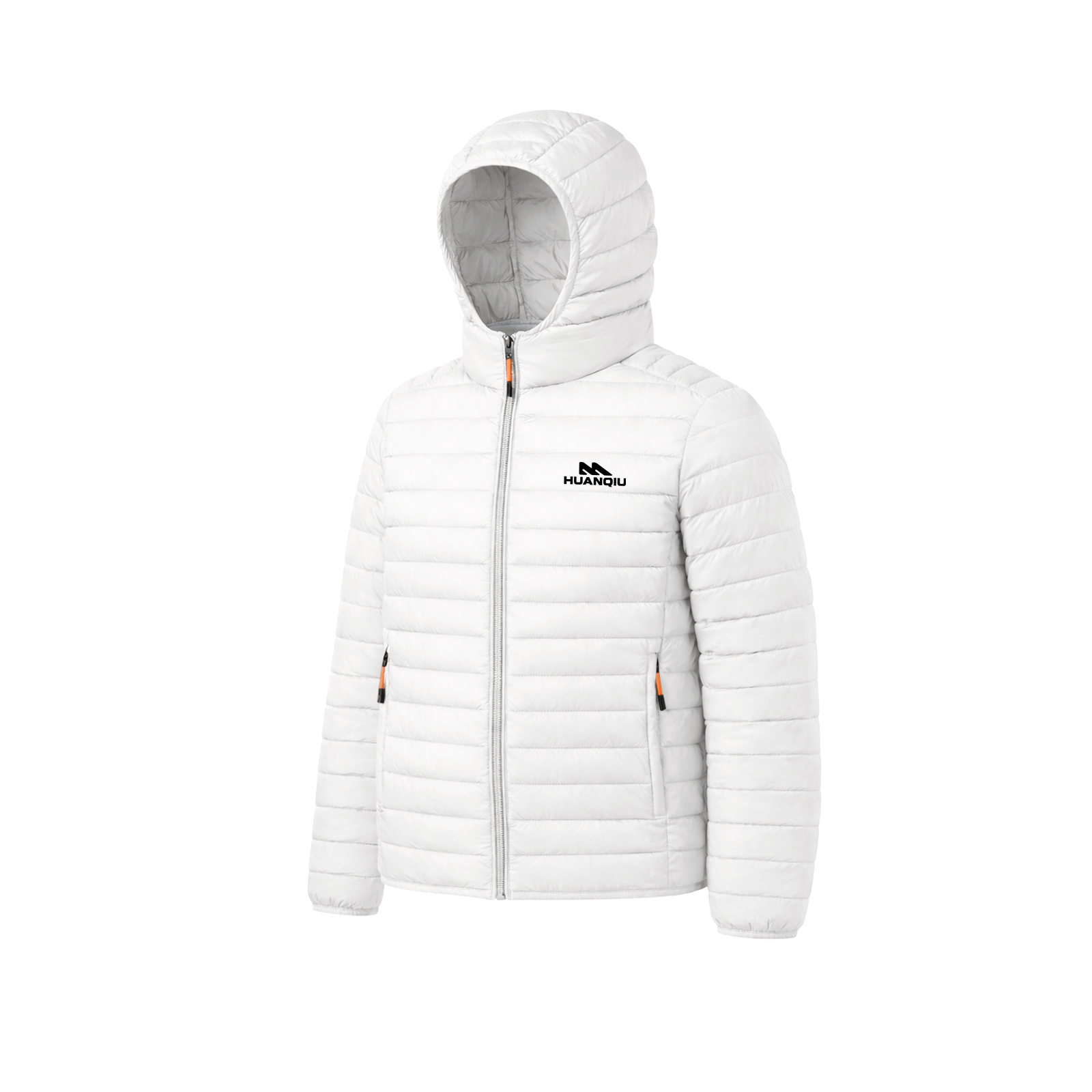 

Пуховик Unisex Hooded Lightweight Quilted Down Jacket HUANQIU, экрю (cotton garment style)