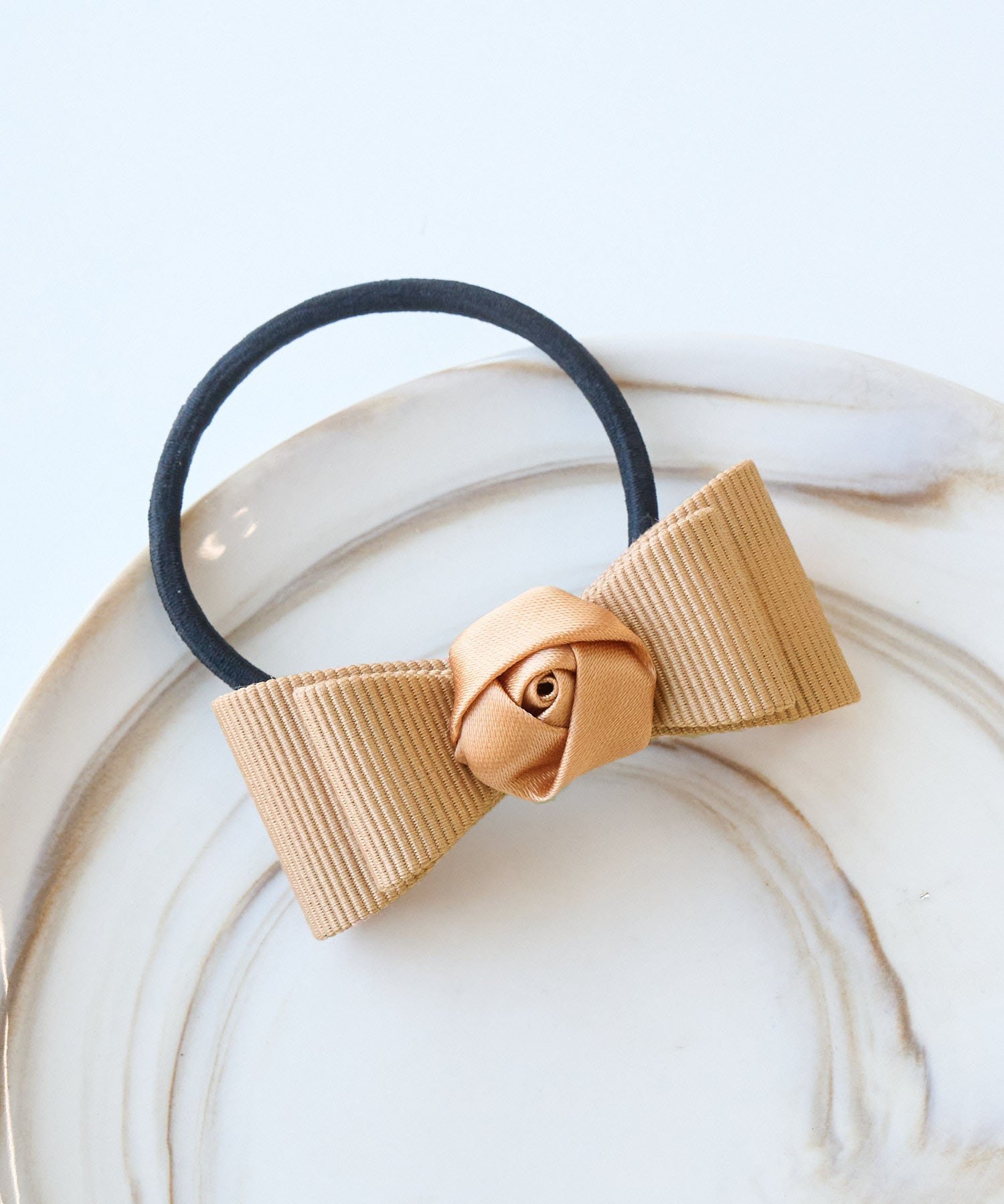 Пони для волос с розовой лентой Rope' Picnic Passage, Beige (27)