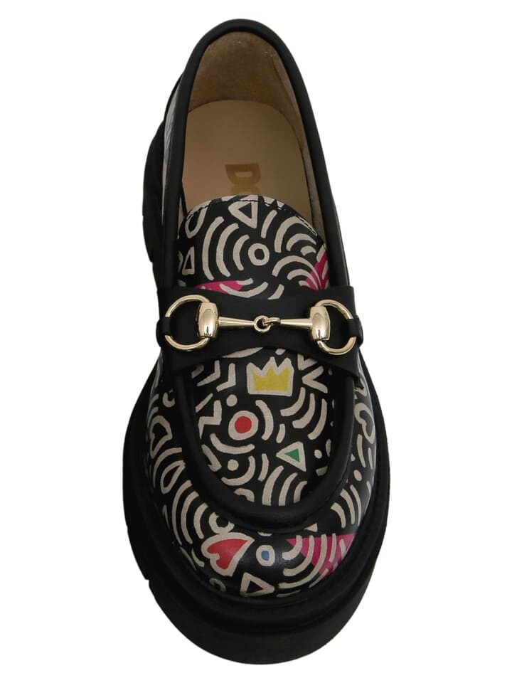 Элегантные туфли на шнуровке Dogo Cindy Halbschuhe - Abstract Outline, черный — фото 4