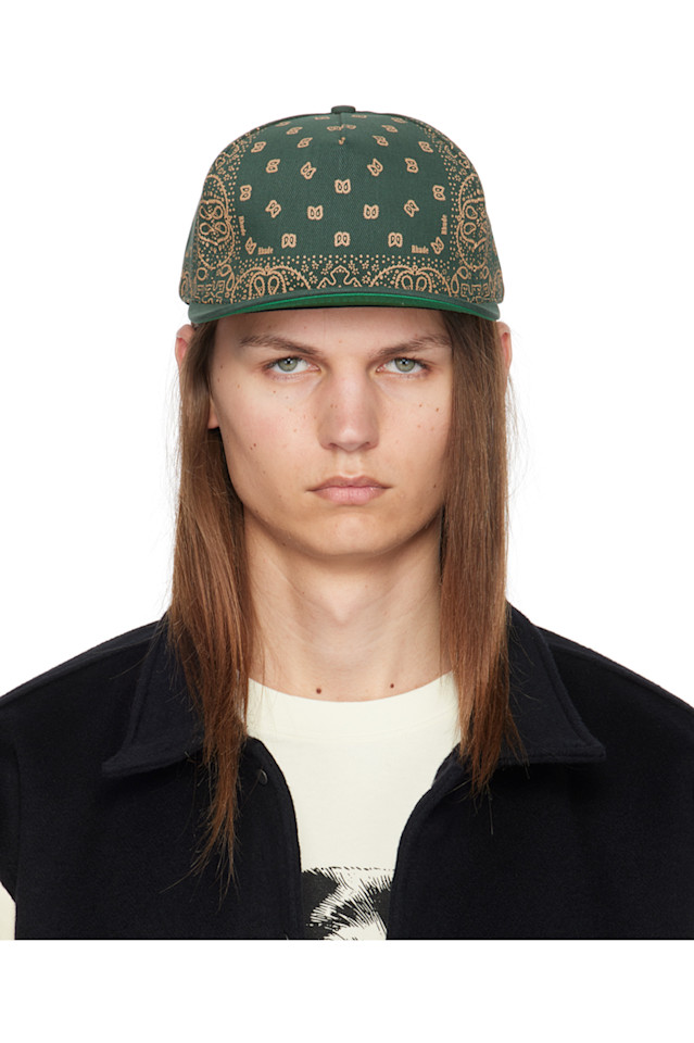 

Бандана-кепка из хлопка Rhude, мультиколор