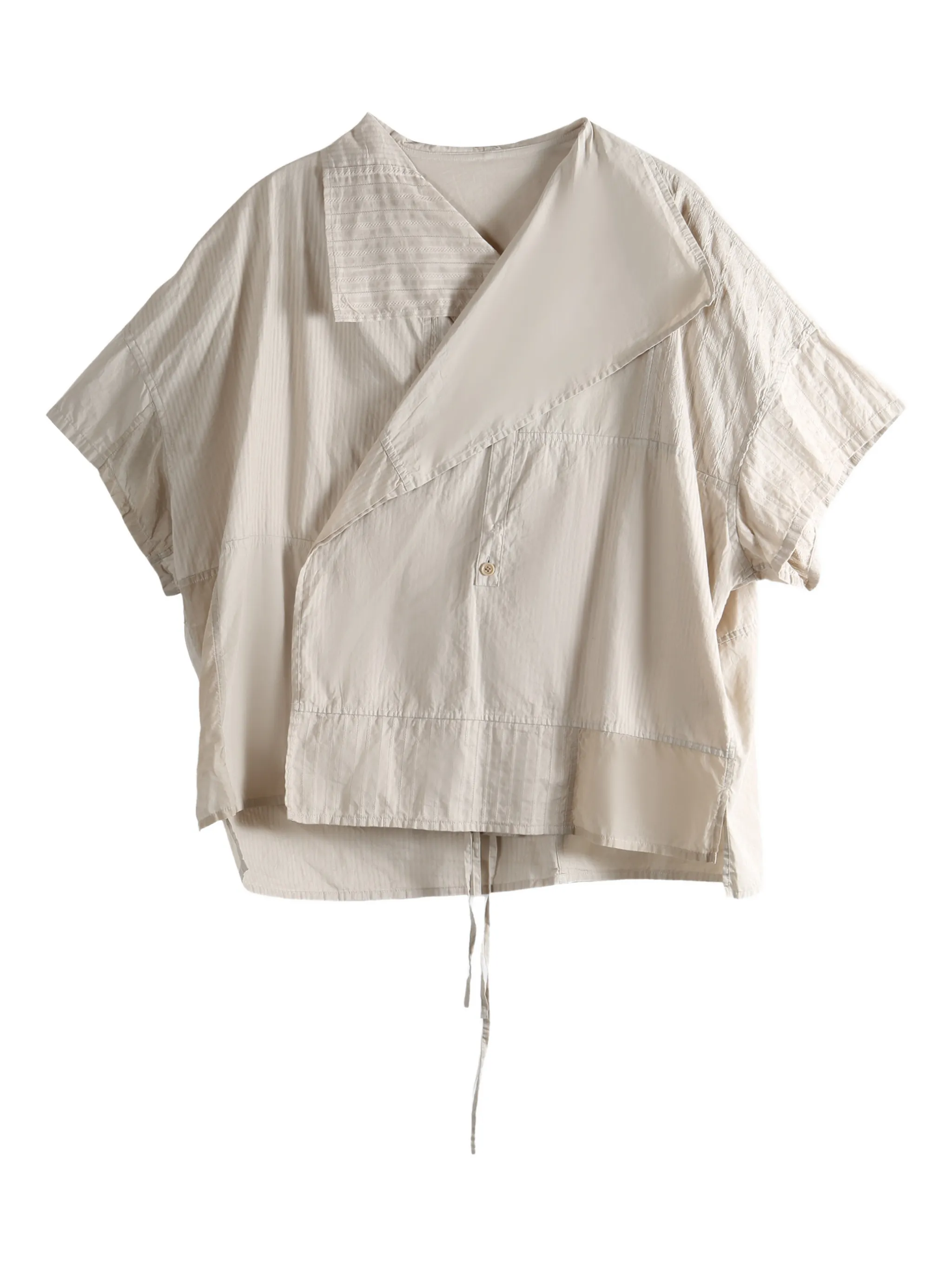 

Рубашка с полосатыми вставками Y'S, белый