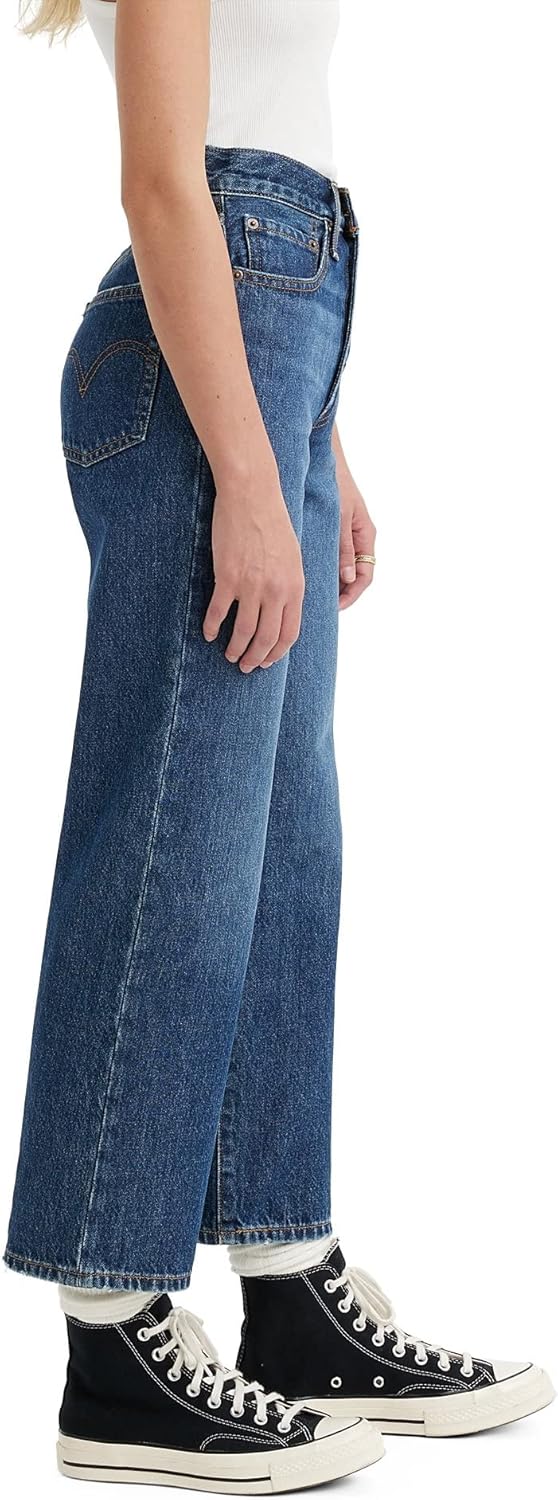 

Женские джинсы Levi's Snap Ribcage Straight Ankle Jeans, (New) Dark Indigo Worn In
