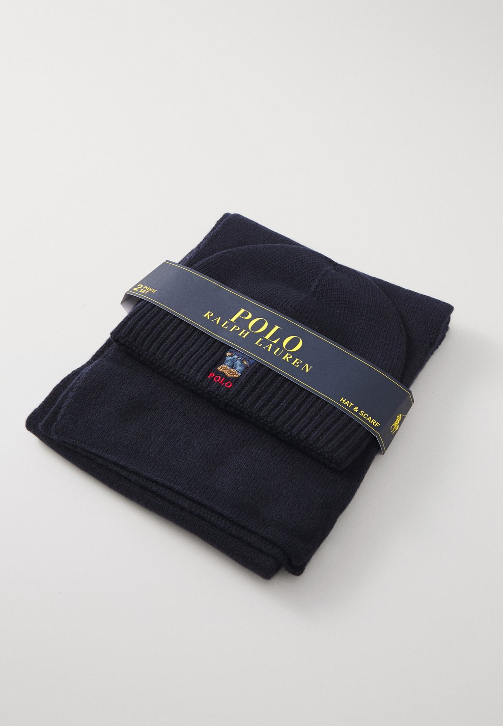 

Шапка GIFT BOX UNISEX SET Polo Ralph Lauren, темно-синий