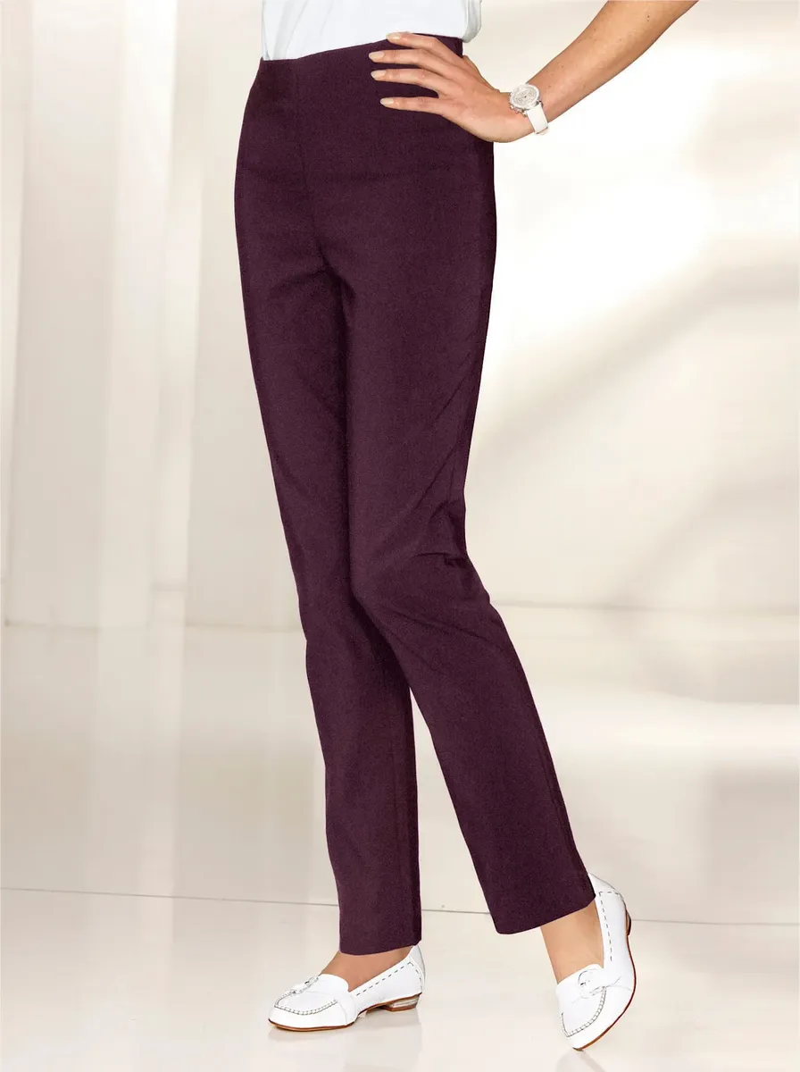

Эластичные брюки Classic Basics, бордовый