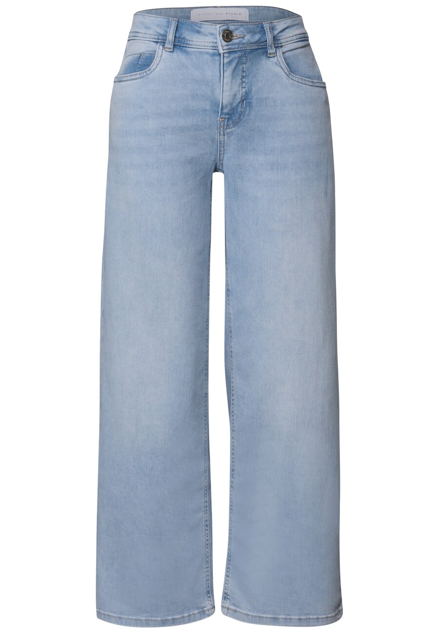 

Джинсы с широкими штанинами Street One Studio, светло-голубой