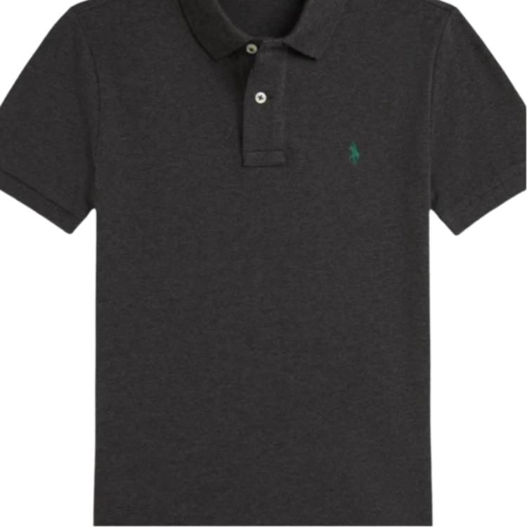 Рубашка-поло SS25 Classic Fit для детей Polo Ralph Lauren, черный — фото 3