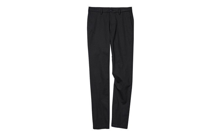 

Повседневные брюки унисекс черные Uniqlo, черный