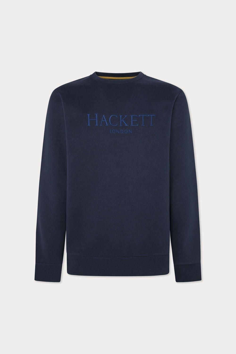 

Свитер спортивный Hackett Heritageс логотипом, темно-синий