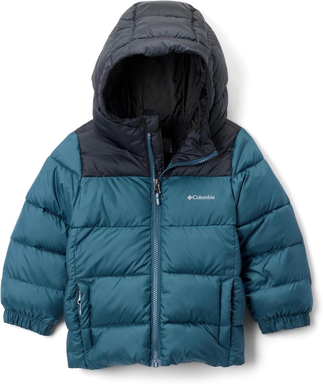 

Детская куртка Columbia Puffect с капюшоном (унисекс), Everblue/Black